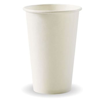 Picture of BIO SINGLE WALL CUPS WHITE 12oz (80)1000