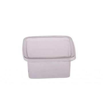 Picture of CLEAR SQUARE P.E.T. TUBS 250ml 10x50