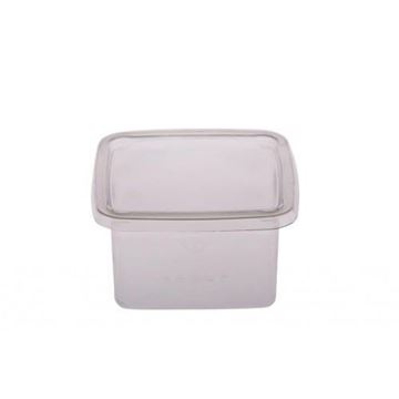 Picture of CLEAR SQUARE P.E.T. TUBS 300ml 10x50