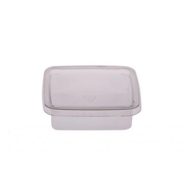 Picture of CLEAR SQUARE PET TUB 125ml  10x50