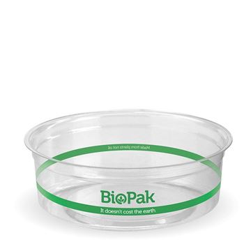 Picture of BIOPAK CLEAR BOWL 240ml  121mm 1x500