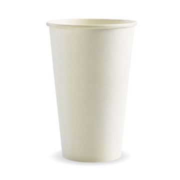 Picture of BIOCUP 510ml/16oz S/WALL WHITE CUP 90mm