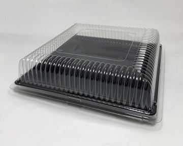 Picture of 12' SQUARE BLACK PLATTER PLASTIC 1x40