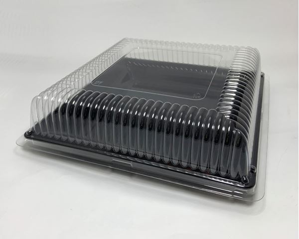 Picture of 12' SQUARE BLACK PLATTER PLASTIC 1x40