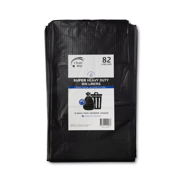 Picture of RUBBISH BAGS BIO82ltr EXTRA H/DUTY 1x200