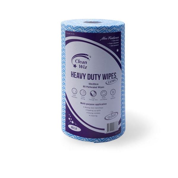 Picture of WIPES ON AROLL BLUE HEAVY DUTY X85