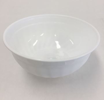 Picture of PLASTIC BOWL WHITE 1050ml  6x50