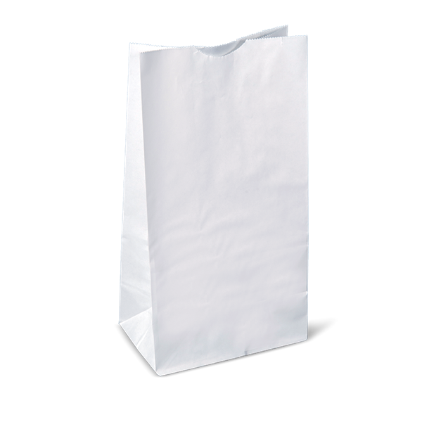 Picture of BAG PAPER WHITE  #12  SOS FASTFOOD 1x1000