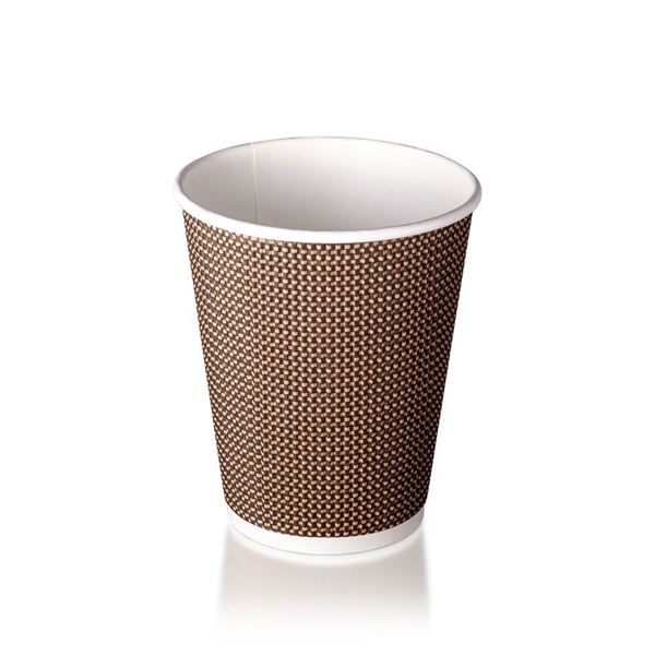 Picture of 90mm – DOUBLE WALL CUP 12oz BROWN CHECK - 500