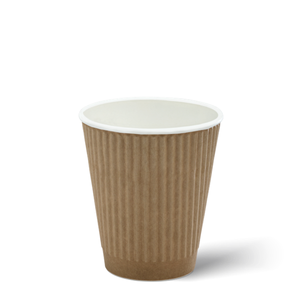 Picture of CUP PAPER BROWN   RIPPLE HOT 12oz  25x40