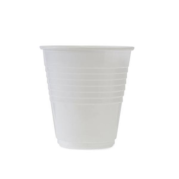 Picture of CUP PLASTIC 170ml/06oz    WHITE    20x50