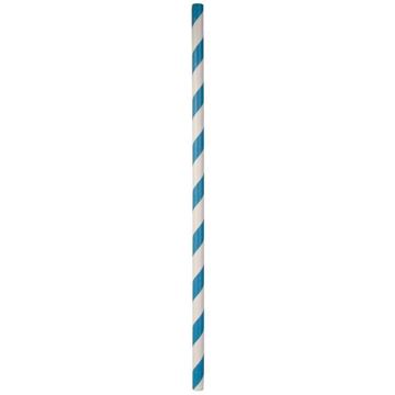 Picture of STRAW PAPER STRIPE BLU/WHITE 10x250