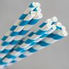 Picture of STRAW PAPER STRIPE BLU/WHITE 10x250