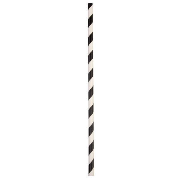 Picture of STRAW PAPPER STRIPE BLACK/WHITE 10x250