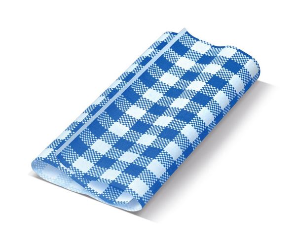 Picture of GREASEPROOF GINGHAM (BLU) 190x300 200/REAM