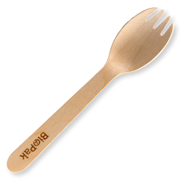 Picture of WOODEN SPORKS   1X1000    HY-16C