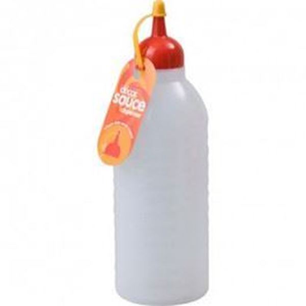 Picture of SAUCE BOTTLE 1LTR w/CAP RED