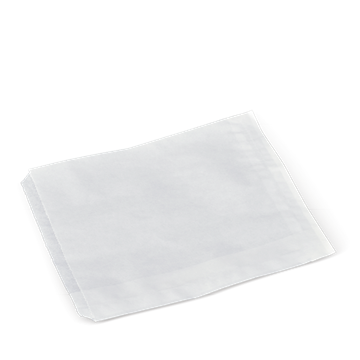 Picture of PAPER BAG WHITE RECORD   x250