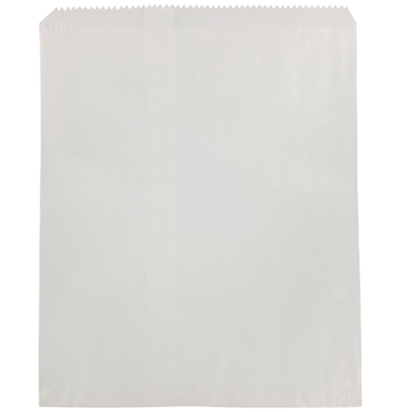 Picture of BAG PAPER WHITE   8 FLAT           1x500