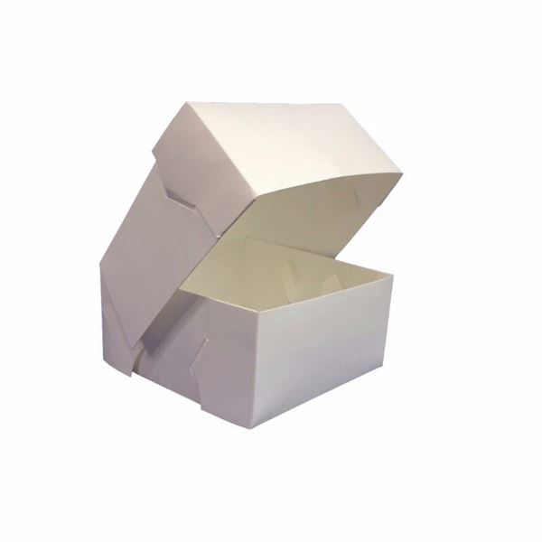 Picture of BOX WHITE PE 9x9x4