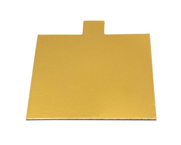 Picture of CONFETTA GOLD SQUARES WITH TAB  1x100