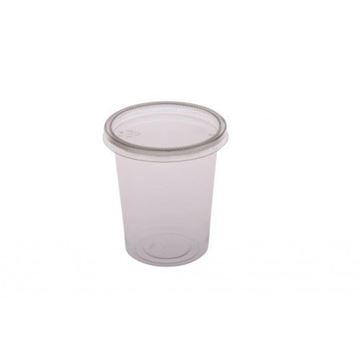 Picture of CONT. PLASTIC CLEAR RND 200ml 20x50