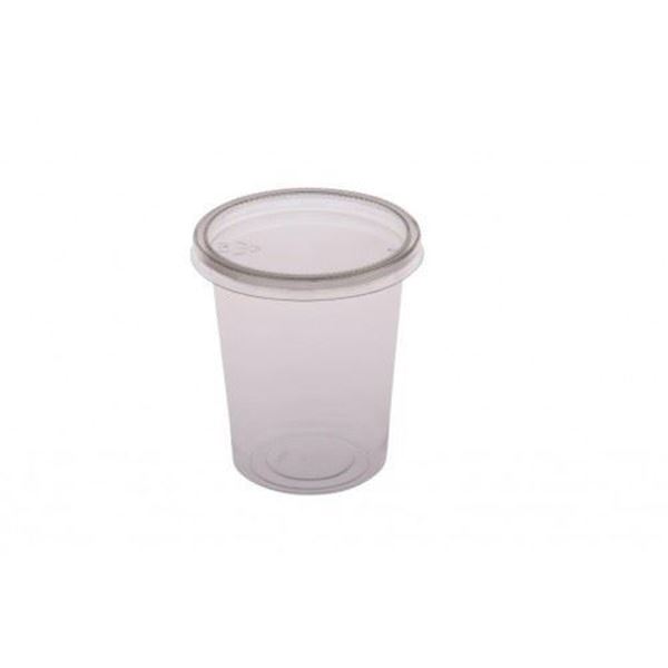 Picture of CONT. PLASTIC CLEAR RND 200ml 20x50