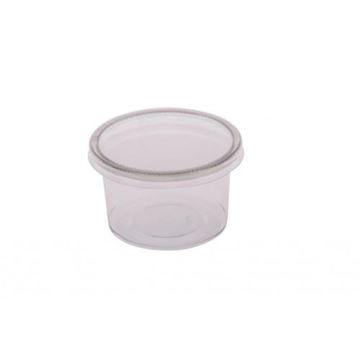 Picture of CONT.PLASTIC CLEAR 100ml RD (CY100)20x50