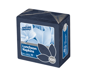 Picture of NAPKIN LUNCHEON 2 PLY DARK BLUE   20X100