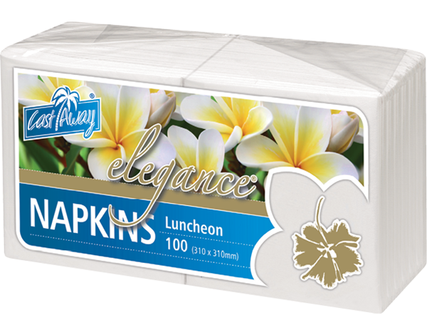 Picture of NAPKIN ELEGANCE LUNCHEON WHITE  1 x1000