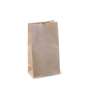 Picture of PAPER BAG SOS 4 BROWN 127x248+80 4x500