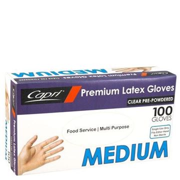 Picture of GLOVES MEDIUM EXAMINATION LATEX   10x100