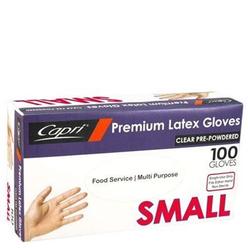 Picture of GLOVES SMALL  EXAMINATION LATEX   10x100