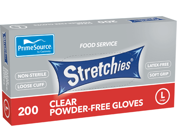 Picture of GLOVE CLEAR STRETCHIES LGE 10x200