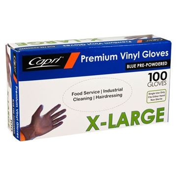 Picture of GLOVE VINYL BLUE X/LARGE