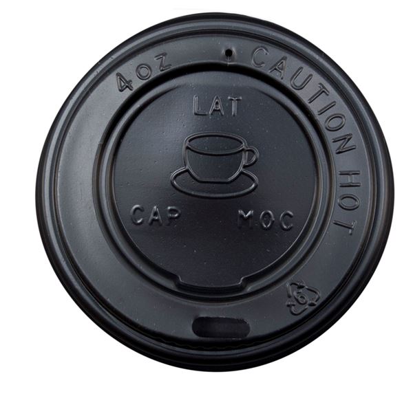 Picture of PLASTIC LID 4oz BLACK TAI  20x50